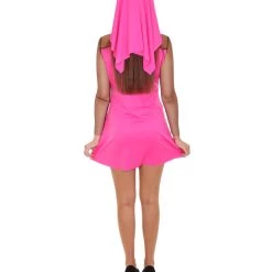 HPO Adult Women's Sexy Nun Costume | Purple Halloween Costume