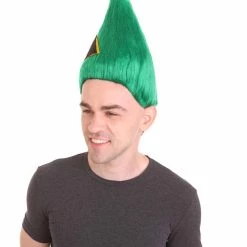 FLAGWIGS Men's Flag Troll Wig | Cosplay Halloween Wig | Premium Breathable Capless Cap