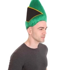 FLAGWIGS Men's Flag Troll Wig | Cosplay Halloween Wig | Premium Breathable Capless Cap