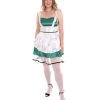 HPO Adult Women's Sexy French Maid Uniform Costume | Dark Green Cosplay Costume