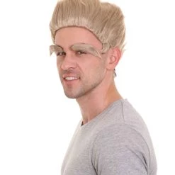 HPO Men's Dragon Trainer Wig | Ash Blonde Wigs | Premium Breathable Capless Cap