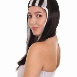 HPO Monster Womens Wig | Two Toned Long Cosplay Halloween Wig | Premium Breathable Capless Cap Women's