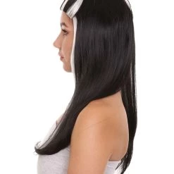 HPO Monster Womens Wig | Two Toned Long Cosplay Halloween Wig | Premium Breathable Capless Cap Women's