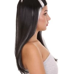 HPO Monster Womens Wig | Two Toned Long Cosplay Halloween Wig | Premium Breathable Capless Cap Women's