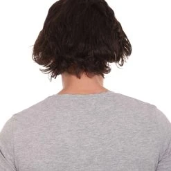 HPO Men's Half-bald Head Joker Wig | Dark Brown Wigs