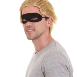 HPO Superhero Family Mens Wig With Mask Set | Movie Cosplay Halloween Wig | Premium Breathable Capless Cap