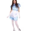 HPO Adult Women's French Apron Maid Uniform Costume | Medium Blue Cosplay Costume