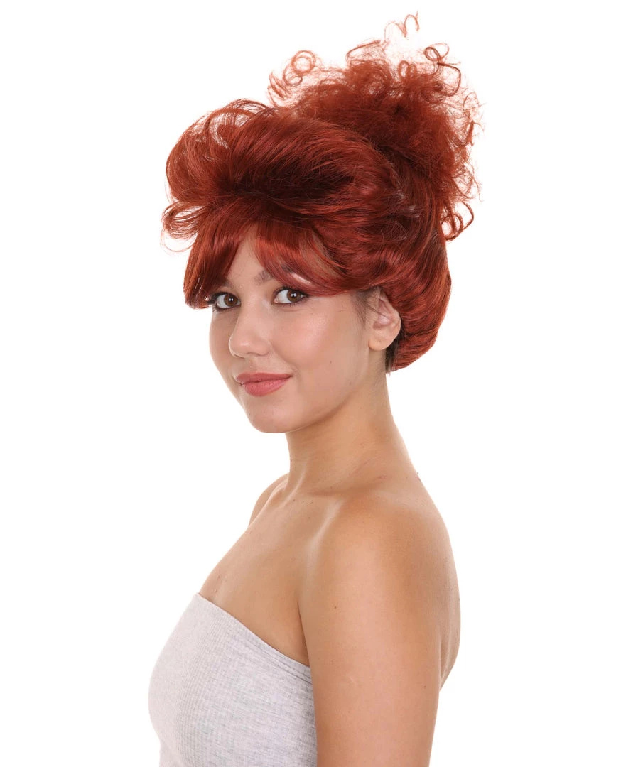 HPO TV Womens Wig | TV/Movie Celebrity Fancy Party Event Ready Halloween Wig | Premium Breathable Capless Cap Women's