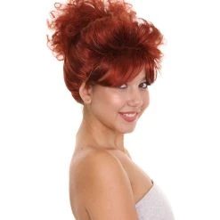 HPO TV Womens Wig | TV/Movie Celebrity Fancy Party Event Ready Halloween Wig | Premium Breathable Capless Cap Women's