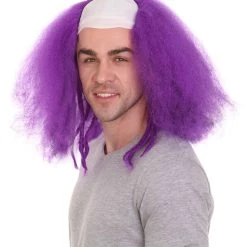HPO Bald Clown Mens Wig | Multiple Color Choice Men's