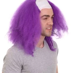 HPO Bald Clown Mens Wig | Multiple Color Choice Men's