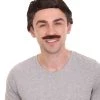 HPO Movie Day Of The Dead Mens Wig And Mustache Set | Premium Breathable Capless Cap Men's