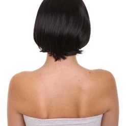 HPO Women's Pop Rainbow Bang Bob Womens Wig | Colorful Party Ready Fancy Cosplay Halloween Wig | Premium Breathable Capless Cap