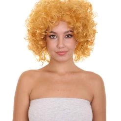 HPO Annie Womens Wig | Curly Red Head Halloween Wig | Premium Breathable Capless Cap Women's