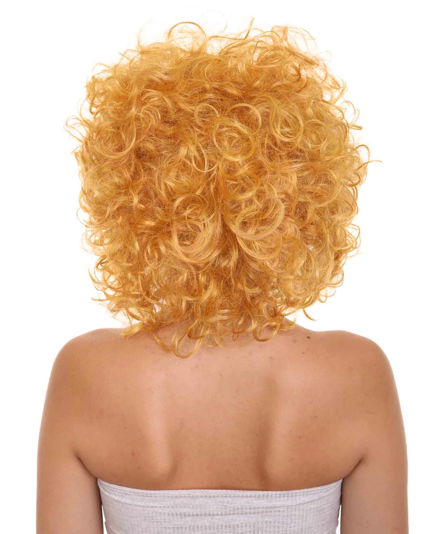 HPO Annie Womens Wig | Curly Red Head Halloween Wig | Premium Breathable Capless Cap Women's