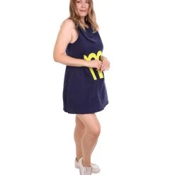 HPO Adult Women's 12 Constellation Of Virgo Party Troll Dress Costume | Blue Halloween Costume