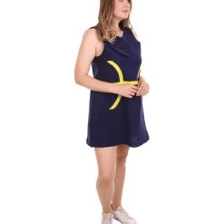 HPO Adult Women's 12 Constellation Of Pisces Party Troll Dress Costume | Blue Halloween Costume