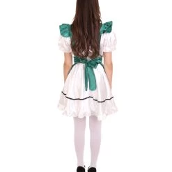 HPO Adult Women's Anime Cosplay French Maid Fancy Uniform Costume | Dark Green Cosplay Costume