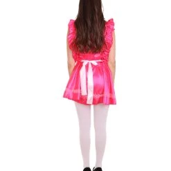 HPO Adult Women's Naught French Maid Uniform Costume | Dark Pink Cosplay Costume