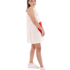 FLAGWIGS Kids Child's Girl Patriotic Celebratory Japanese Flag Troll Dress Sports Costume | Patriotic Cosplay Costume