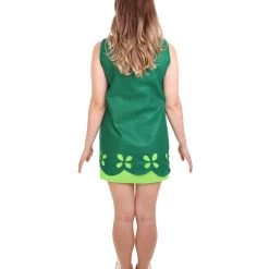 HPO Adult Women's Princess Dress Holiday Costume | Green Christmas Costume