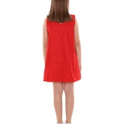 FLAGWIGS Child's Girl Canada Flag Troll Dress Costume | Patriotic Cosplay Costume Kids