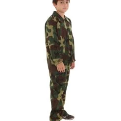 HPO Kids Child's Army Soldier Costume | Multi Cosplay Costume