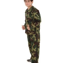 HPO Kids Child's Army Soldier Costume | Multi Cosplay Costume
