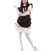 HPO Adult Women's Anime Cosplay French Maid Fancy Uniform Costume | Black Cosplay Costume