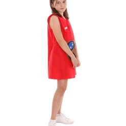 FLAGWIGS Child's Patriotic Celebratory Russian Troll Dress Costume | Red Cosplay Costume Kids