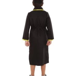 HPO Child's Costume For Karate Kid Cobra Kai Bathrobe | Black Cosplay Costume