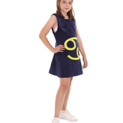 HPO Kids Child's Girl 12 Constellation Of Cancer Party Troll Dress Costume | Blue Halloween Costume