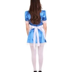 HPO Adult Women's Traditional Uniform Maid Costume | Royal Blue Cosplay Costume