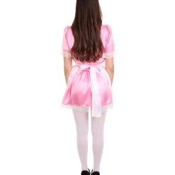 HPO Adult Women's Traditional Maid Uniform Costume | Light Pink Cosplay Costume