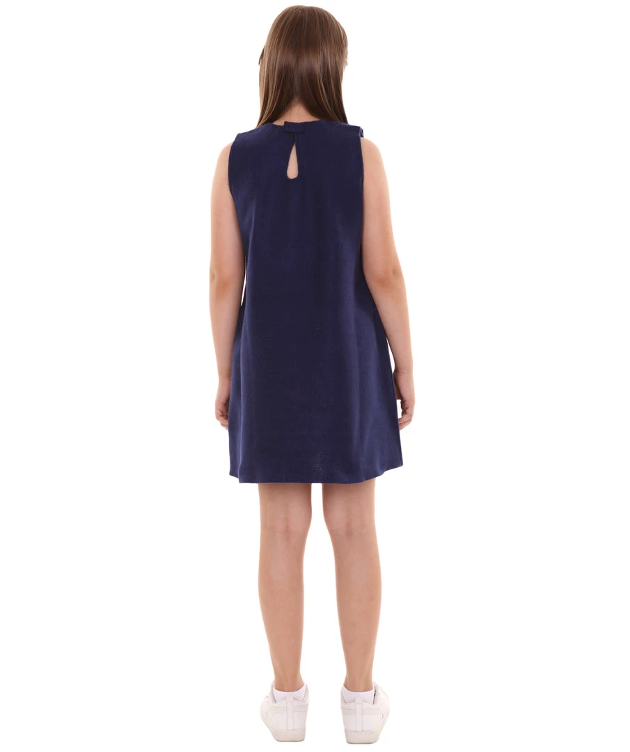 HPO Child's Girl 12 Constellation Of Taurus Party Troll Dress Costume |Blue Halloween Costume