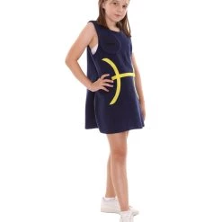 HPO Child's Girl 12 Constellation Of Pisces Party Troll Dress Costume | Blue Halloween Costume