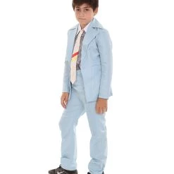 HPO Kids Child's Blue Suit Costume | Light Blue Cosplay Costume