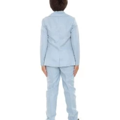 HPO Kids Child's Blue Suit Costume | Light Blue Cosplay Costume