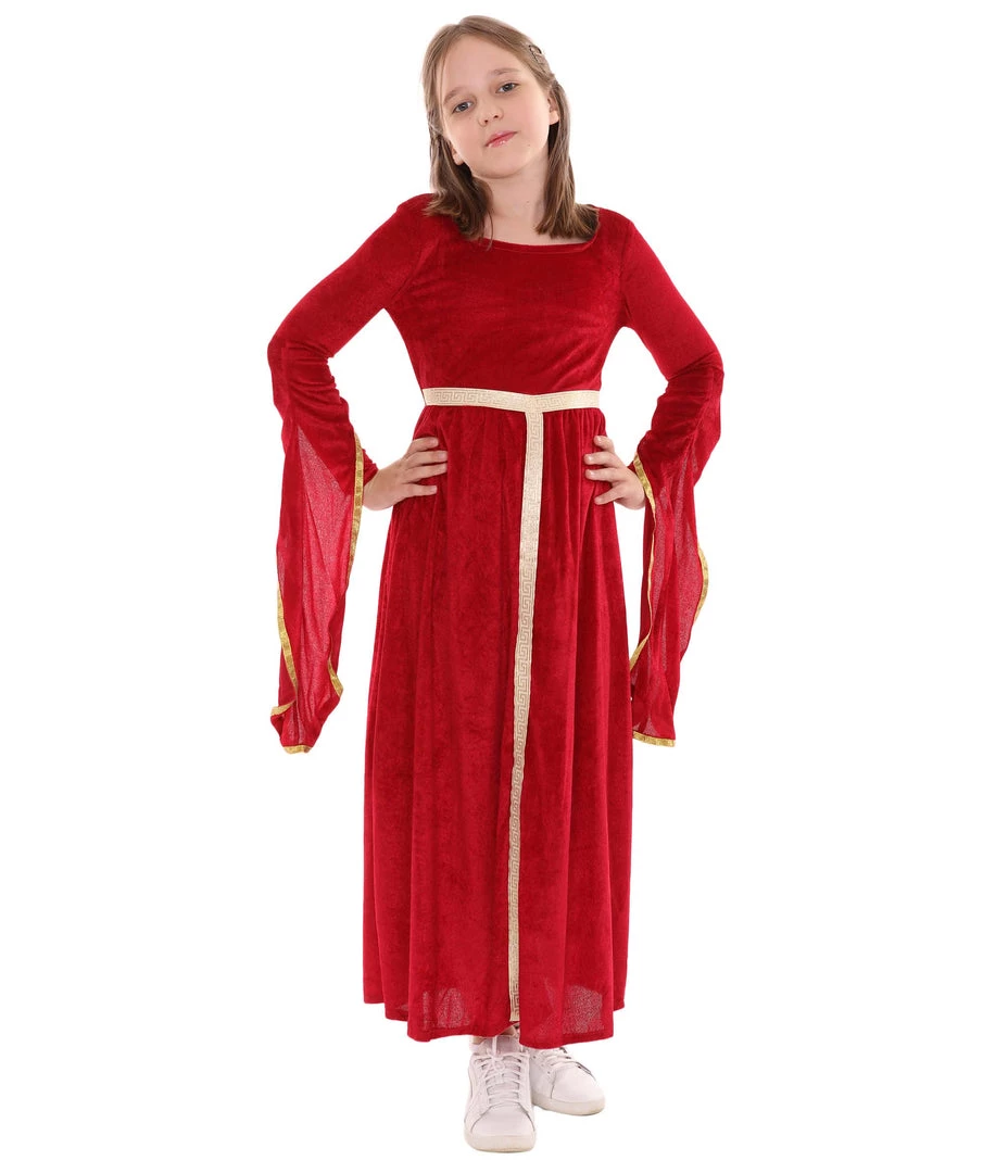 HPO Child's Renaissance Medieval Princess Costume | Berry Cosplay Costume Kids