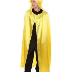 HPO Adult Men's Hooded Cape Costume | Multiple Color Options Halloween Costume