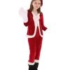 HPO Kids Child's Classic Santa Claus Costume | Multi Xmas Costume