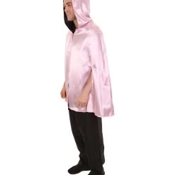 HPO Adult Men's Reversible Hooded Short Cape Costume | Multiple Color Options Halloween Costume