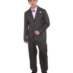 HPO Adult Men's TV/Movie Costume | Black Cosplay Costume