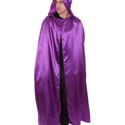 HPO Adult Men's Hooded Cape Costume | Multiple Color Options Halloween Costume