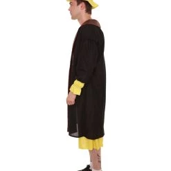 HPO Adult Men's Leonardo Da Vinci Painter Artitst 4 Pc Costume | Yellow Cosplay Costumes