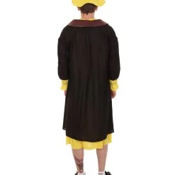 HPO Adult Men's Leonardo Da Vinci Painter Artitst 4 Pc Costume | Yellow Cosplay Costumes