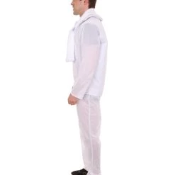 HPO Adult Men's Scut Movie Costume | White Halloween Costume