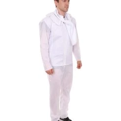 HPO Adult Men's Scut Movie Costume | White Halloween Costume