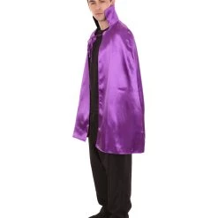 HPO Adult Men's Reversible Vampire Cape Costume | Multiple Color Options Halloween Costume