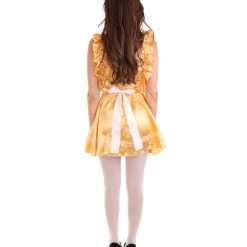 HPO Adult Women's Naught French Maid Uniform Costume | Gold Cosplay Costume